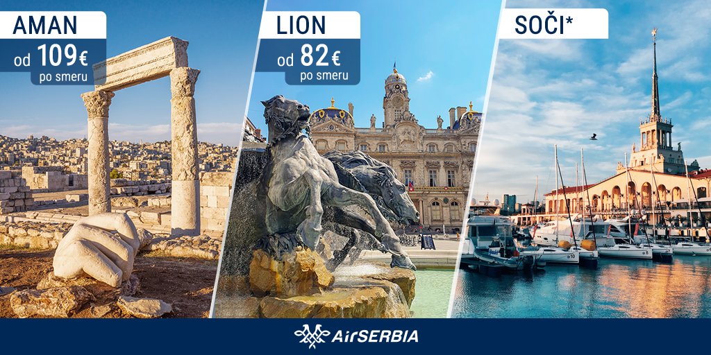Air Serbia zapowiada nowe trasy. Dokąd polecimy z Belgradu?